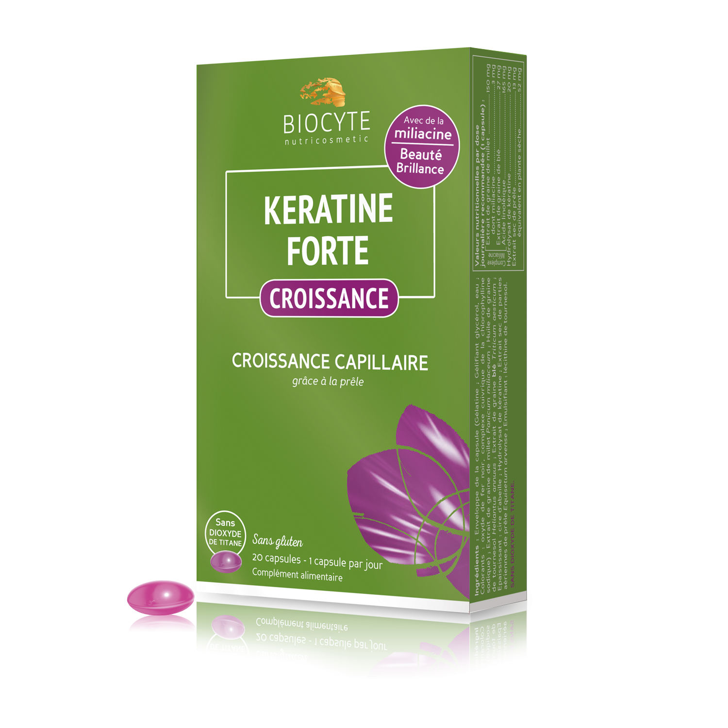 Supplements For Hair Growth Keratine Forte Croissance Biocyte